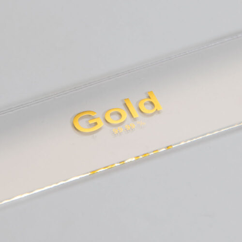 Glas mit Lasercoating