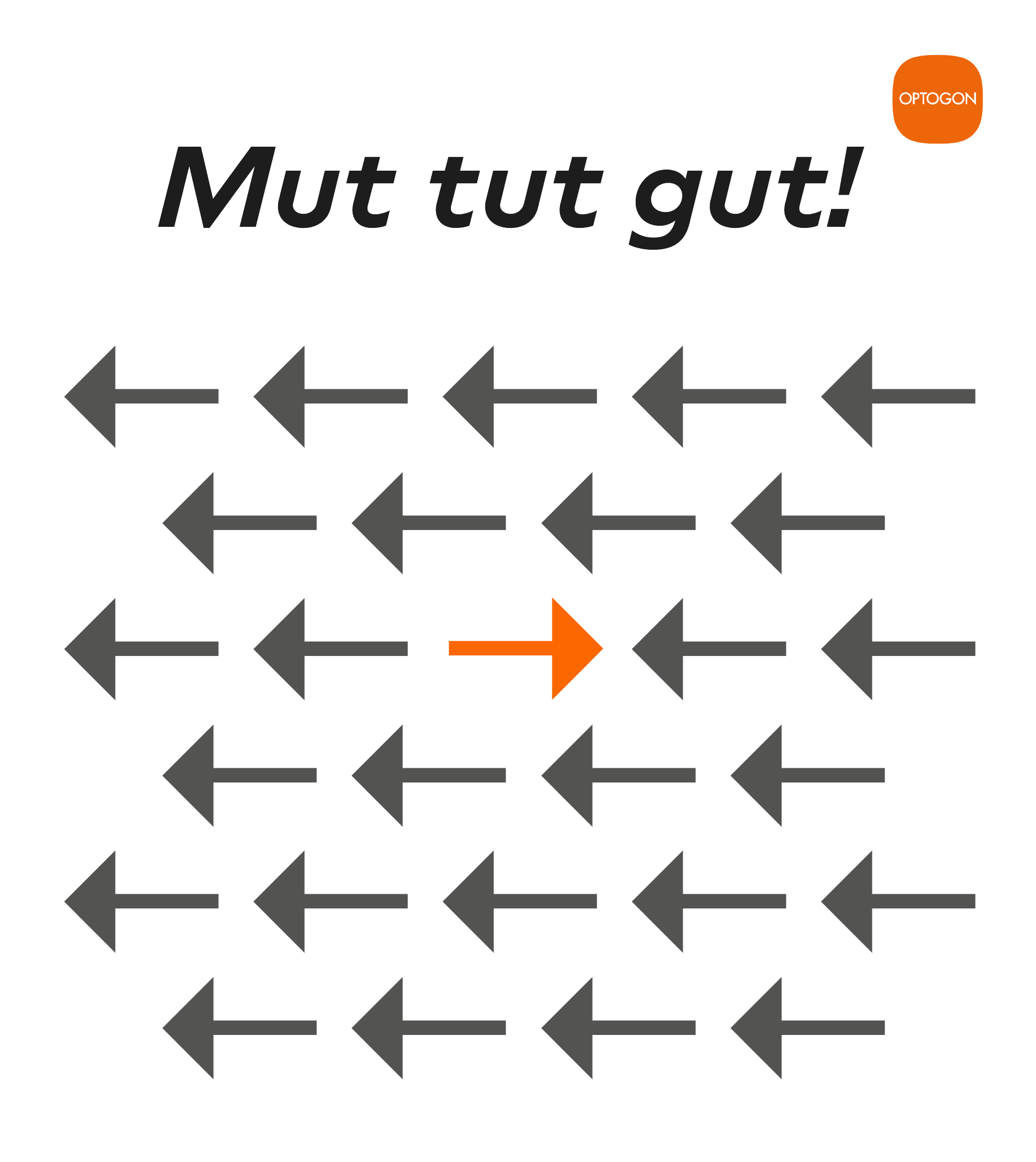 OPTOGON Keyvisual für Mut