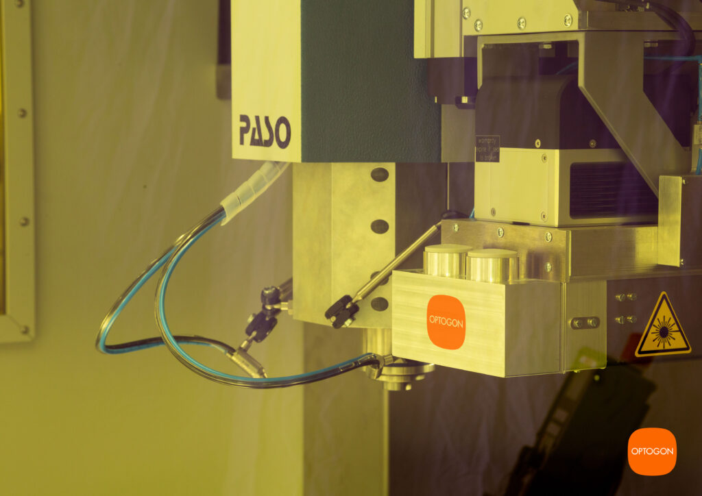 Das einzigartige Mill und Laser System - Kooperationsprojekt mit PASO. CNC Frässystem mit Laserintegration von OPTOGON.