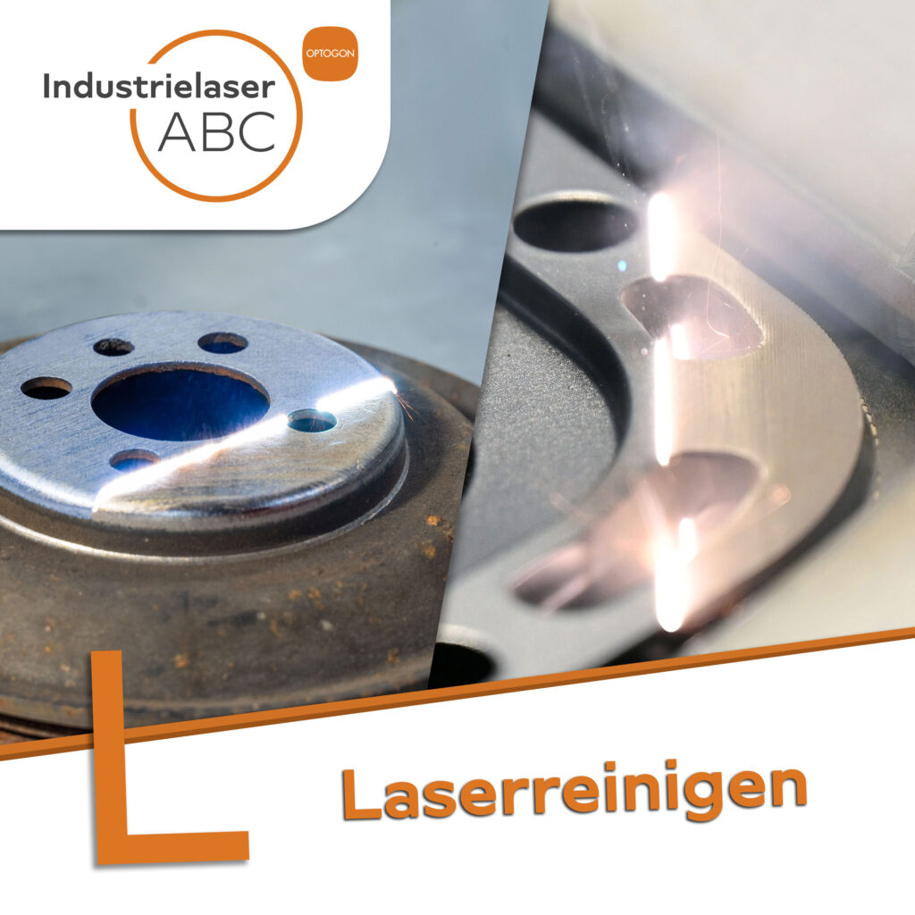 Die Laserreinigung (Laser cleaning) ist die selektive, kontaktlose und schonende Lösung zur Entfernung von Verunreinigungen wie Fett, Öl, Oxide, Lack und Beschichtungen von Metallen und anderen Oberflächen.