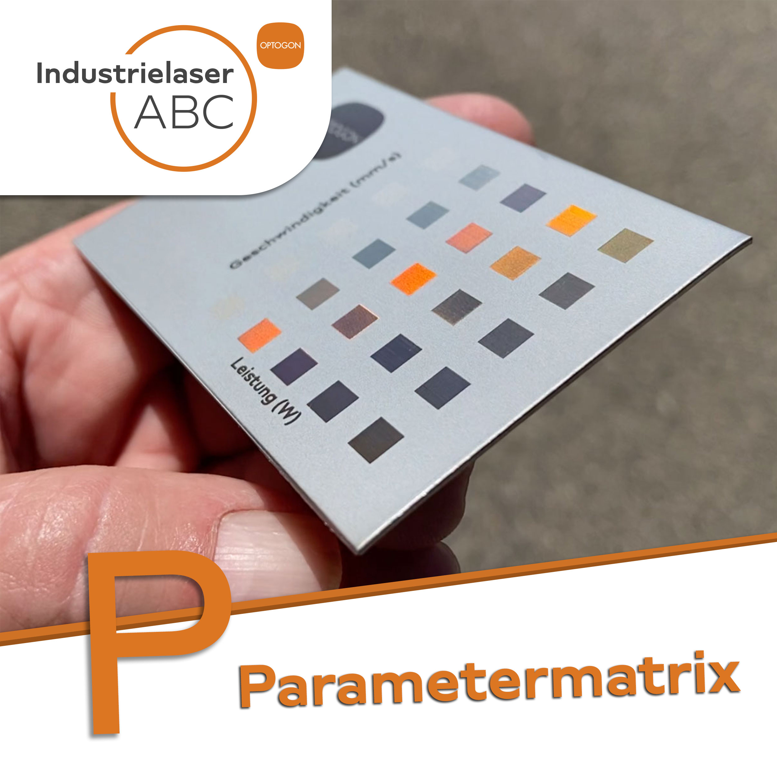 Industrielaser Parametermatrix