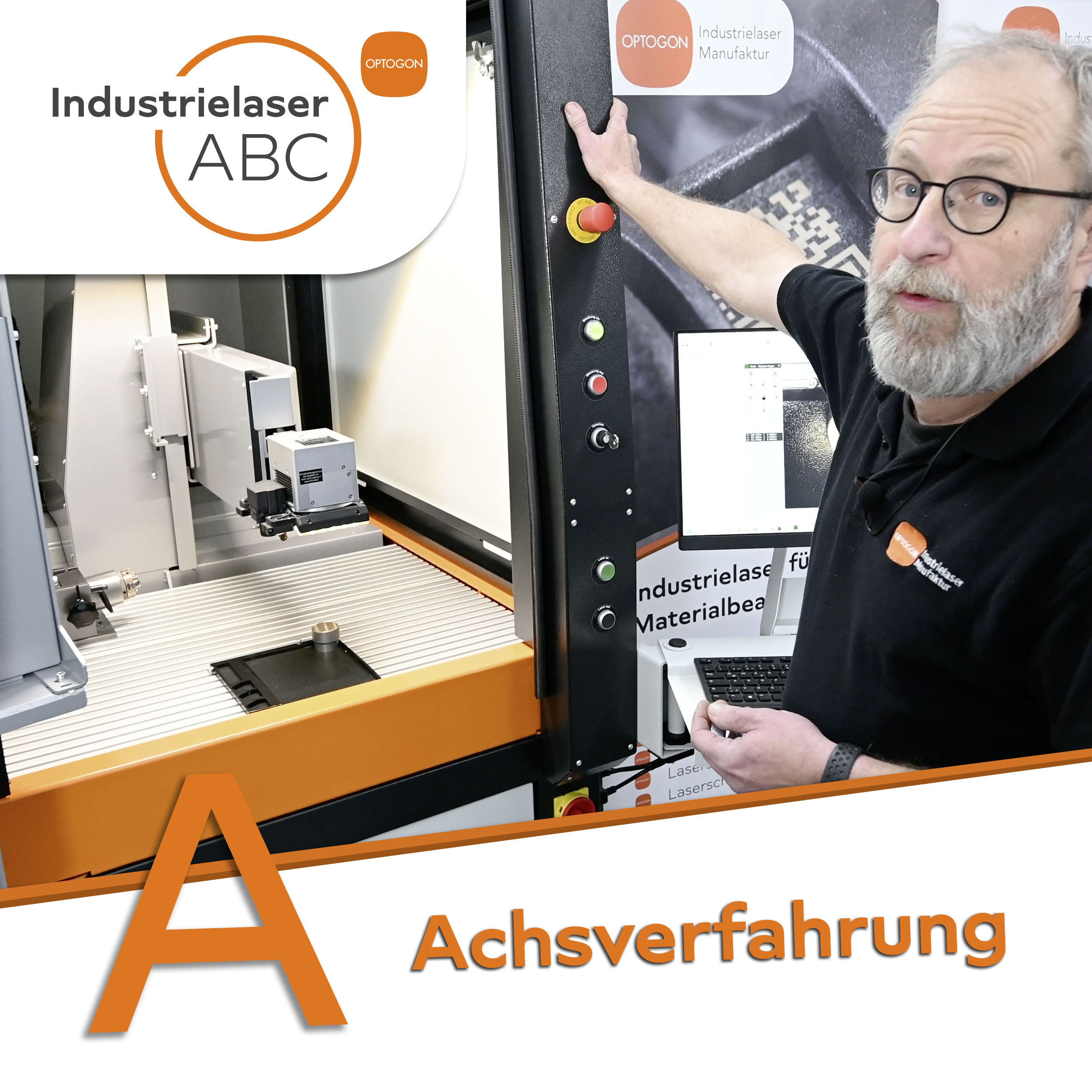 Industrielaser Achsverfahrung