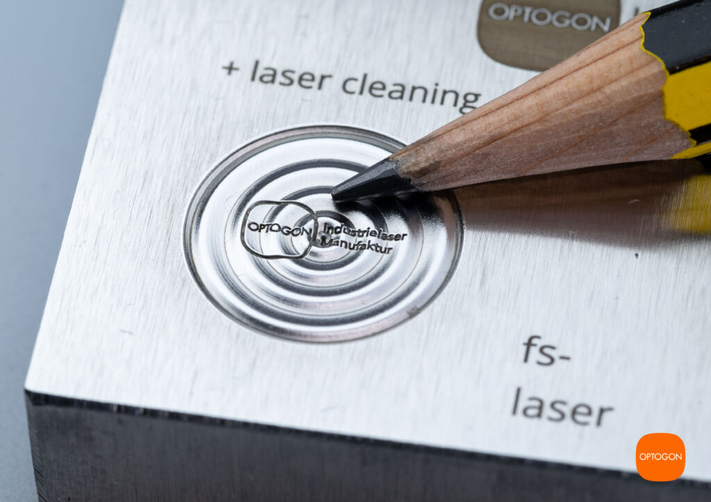 3D Lasergravur in 1.2436 Chromstahl