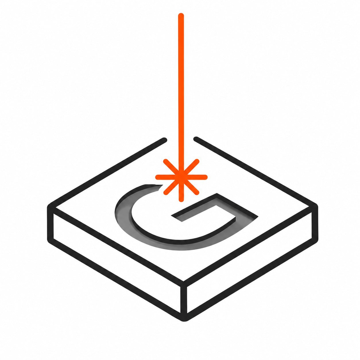 Lasergravur für präzisen Materialabtrag